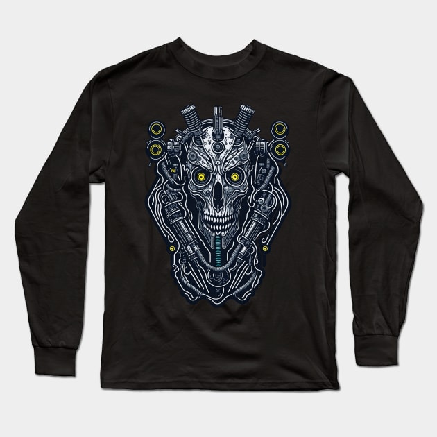 Cyborg Heads S03 D18 Long Sleeve T-Shirt by Houerd